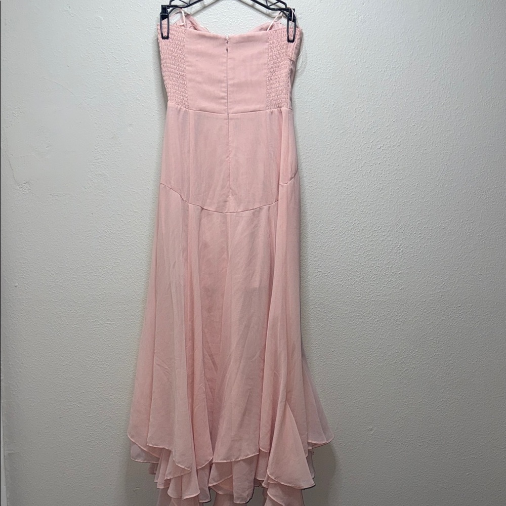 Amanda Uprichard Light Pink Strapless Dress - Picture 5 of 5